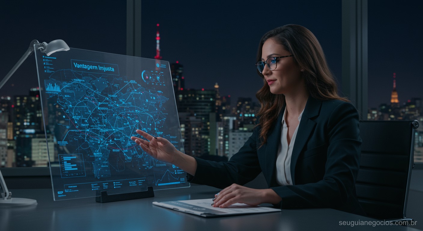 Ilustração de ferramentas de ia para análise de concorrentes (capa)