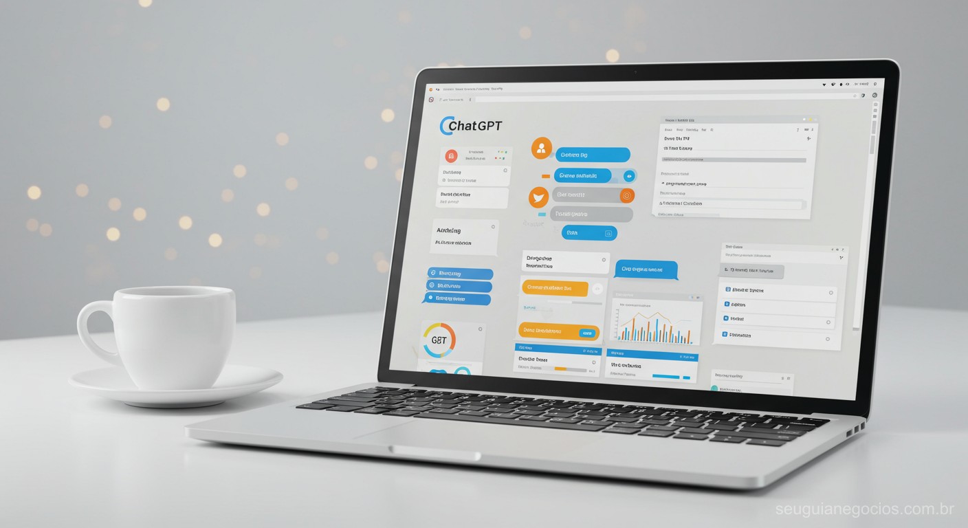 Ilustração de prompts de chatgpt para negócios (capa)