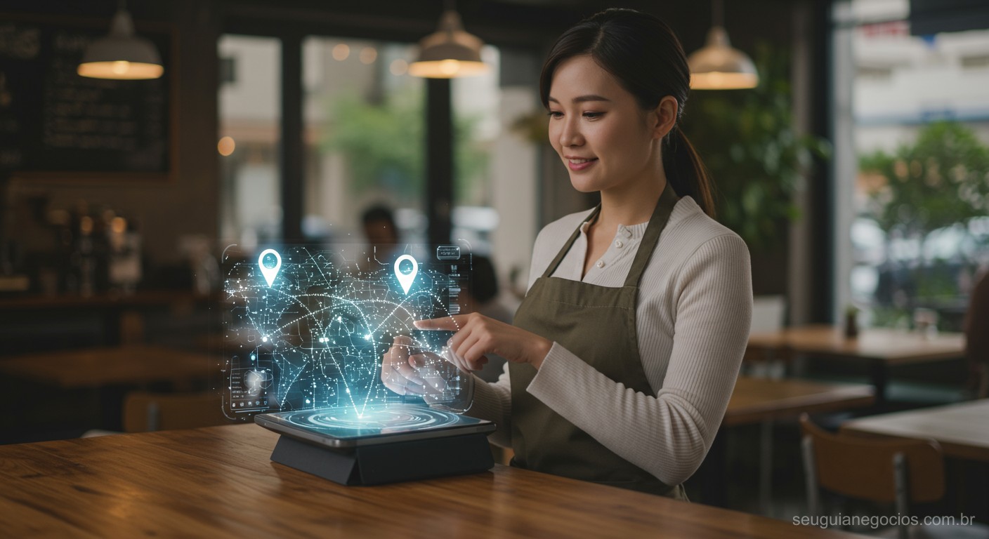 Ilustração de IA para negócios locais: como atrair clientes na sua cidade (capa)