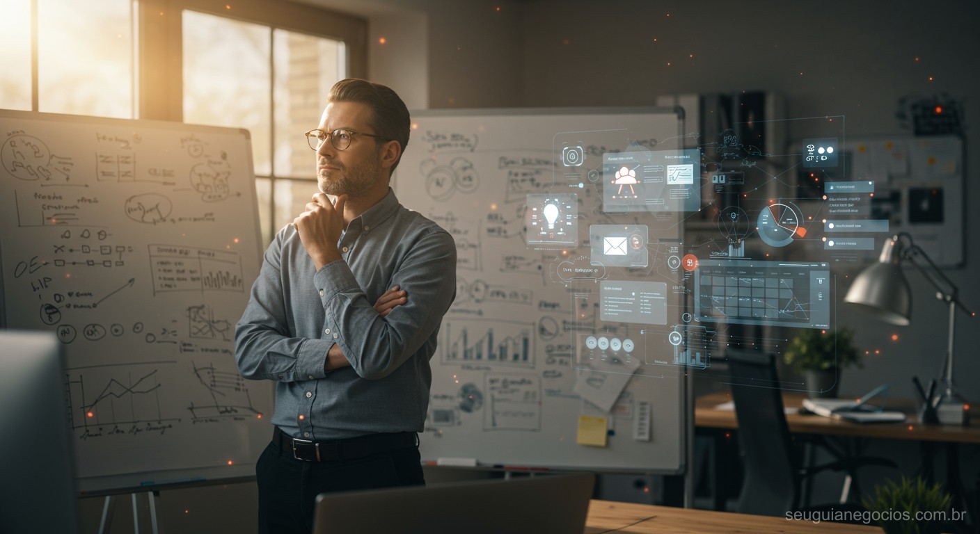 Ilustração de Como automatizar tarefas com IA e ganhar horas todos os dias (capa)