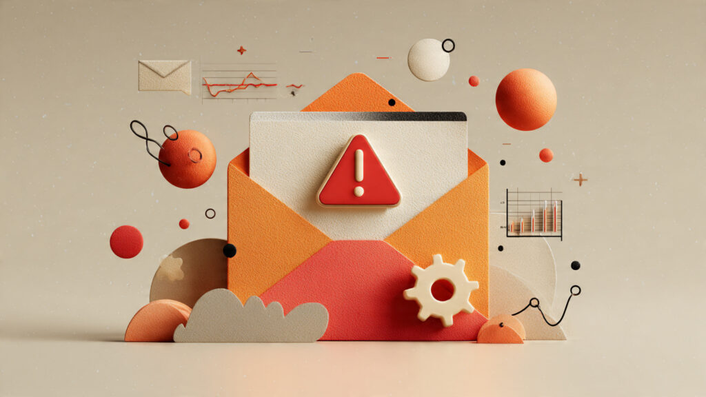 Ilustração dos erros mais comuns no e-mail marketing de pequenas empresas e como evitá-los
